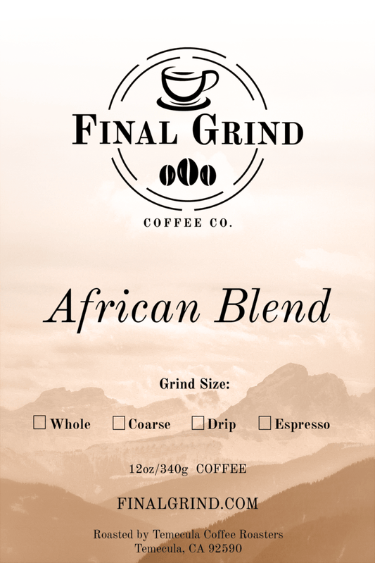 African Espresso Blend - Final Grind Coffee Co.