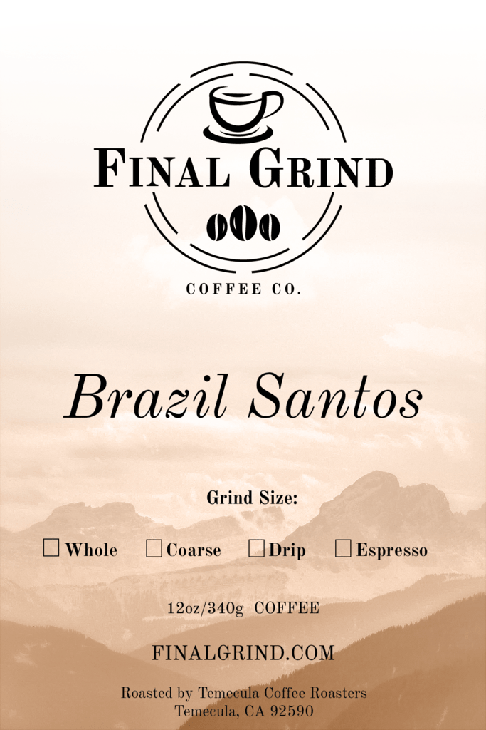 Brazil Santos - Final Grind Coffee Co.