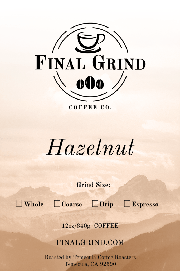 Hazelnut - Final Grind Coffee Co.